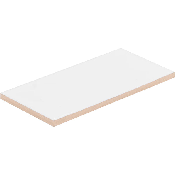 Anatolia Metro White Matte Pressed Ceramic Wall Tile 0.28 inch Thick 2.95 inch W 10.66 sq ft/case