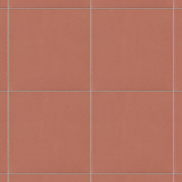 Merola Tile Klinker Red 7.75 inch x 7.75 inch Ceramic Floor and Wall Tile – 9.24 sq ft per Case, Unglazed Quarry Tile for Indoor & Outdoor Use