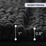 Charger l'image dans la visionneuse de galerie, Faddis Soft Striped Rectangle Absorbent Non-Slip Bath Rug