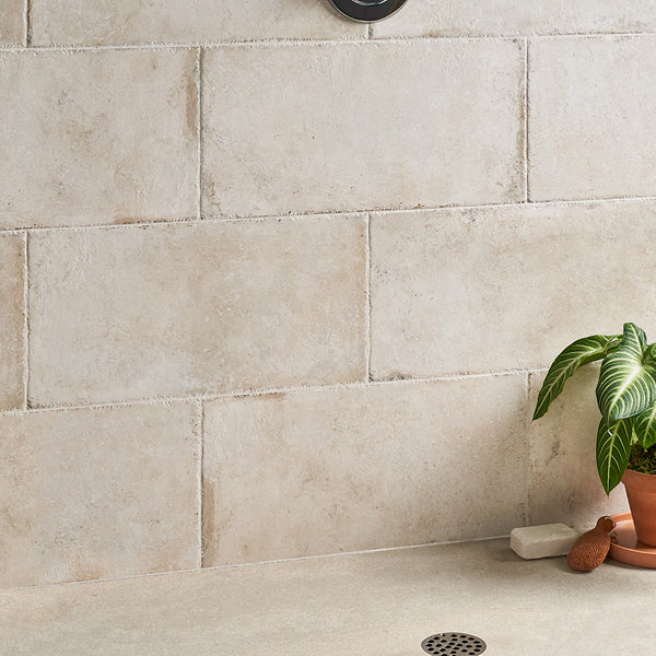 Ivy Hill Tile Granada Pergamo Porcelain Tile – 0.37 inch Thick, 12 inch x 24 inch, 11.62 sq.ft/Case – Natural Travertine Look Finish