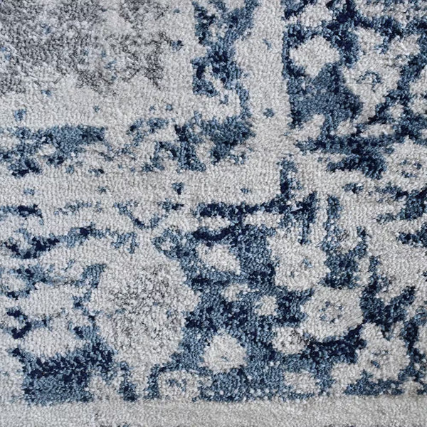 Lanart Rug Cassia Blue 8 ft. x 10 ft. Indoor Area Rug – Traditional Persian Style Stain Resistant Rug