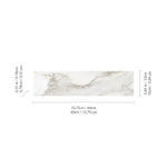 Load image into Gallery viewer, Anatolia Calacatta Crescente Matte Pressed Ceramic Wall Tile 4 inch x 16 inch – 10.76 sq.ft./case Marble Look Matte