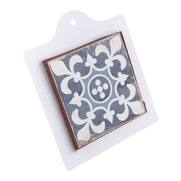 Merola Tile Sample Faenza Azul 6 inch x 6 inch Ceramic Floor and Wall Tile