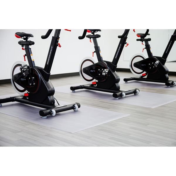 G-Floor Clear 32 inch x 72 inch Equipment Mat – Heavy Duty Transparent Waterproof Gym Floor Protector