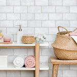 Load image into Gallery viewer, Merola Tile Biarritz White 3 inch x 6 inch Ceramic Wall Tile – 5.72 Sq. Ft. Coverage per Case