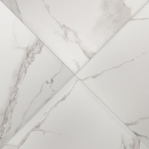 MSI Stone ULC Notorious Marbre Porcelain Tile 35 inch x 35 inch – 17.01 sq. ft. per Case Matte Marble Look Finish