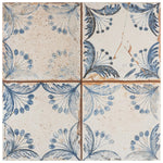 Charger l'image dans la visionneuse de galerie, Merola Tile Artisan Oldker 13 inch x 13 inch Ceramic Floor and Wall Tile – 12.0 sq. ft. per Case, Matte Textured Vintage Finish