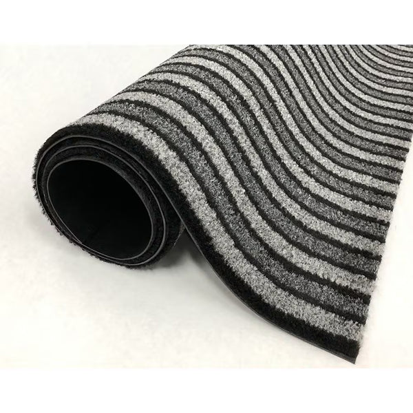 Technoflex Sani-Mat Graphite 2 ft x 3 ft Indoor/Outdoor Antimicrobial Door Mat