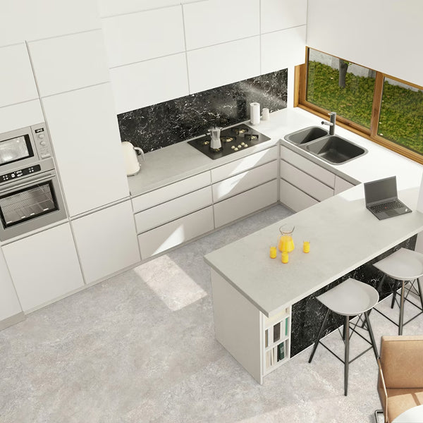 Modamo Travertine Cross Cut 24 inch x 48 inch Matte Glazed Porcelain Floor and Wall Tile 15.49 sq ft per Case Stone Look