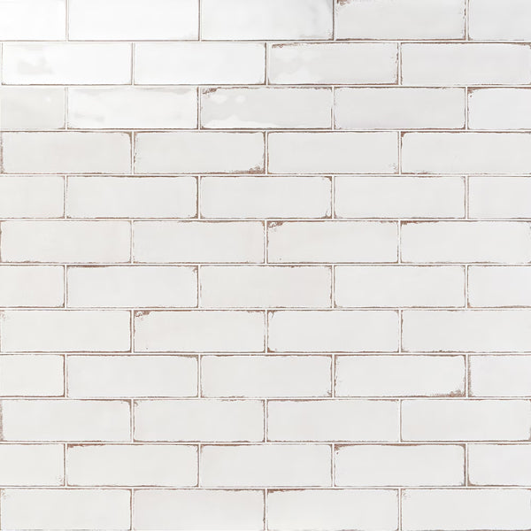 Ivy Hill Tile Santa Fe White 4 inch x 11.96 inch Polished Ceramic Wall Tile – 10.76 Sq. Ft. Coverage per Case