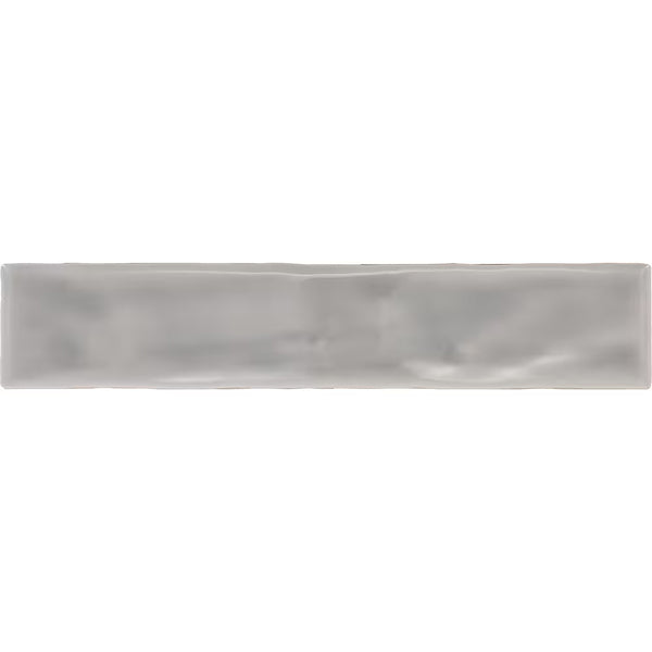 Dal Tile Artistic Reflections Rain 2 inch x 10 inch Glazed Ceramic Undulated Wall Tile – 5.24 sq. ft. per Case, Glossy High Sheen Finish
