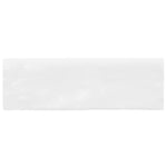 Charger l'image dans la visionneuse de galerie, Ivy Hill Tile Kingston White Ceramic Bullnose Wall Tile 3 inch Width 8 inch Length Glossy Finish 1 sq ft/case