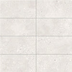 Charger l'image dans la visionneuse de galerie, Carrelage en porcelaine PORTLAND, 11,8 po x 23,6 po, fini mat Bianco – 17,4 pi ca/boîte