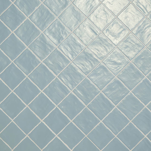 MSI Stone ULC Zelyge Marine Blue 4 inch x 4 inch Satin Ceramic Zellige Look Backsplash Tile (5.46 sq. ft./Case) – Semi-Gloss Finish