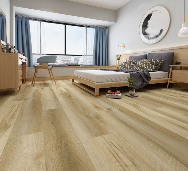 Natural Woven 8mm Click Lock Waterproof Luxury Vinyl Plank Flooring 9 inch Wide x 61 inch Long – 18.73 Sq. Ft./Case
