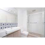 Charger l'image dans la visionneuse de galerie, D-C-Fix Jasmila Blue Self Adhesive Wall Tiles (Area Coverage: 1.45 sq.ft. per 6-Pack)