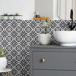 Charger l'image dans la visionneuse de galerie, Merola Tile Harmonia Kings Marrakech Blue Ceramic Floor and Wall Tile 13 inch Width 13 inch Length 12.19 sq ft/case Patterned Matte Finish