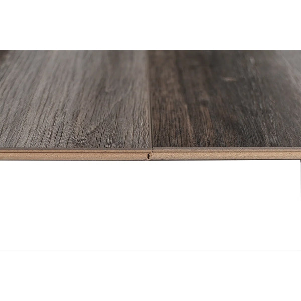 Abdiel 12mm Dark Oak Wood Look Laminate Flooring – 8" W x 48" L (20.5 sq.ft./case)