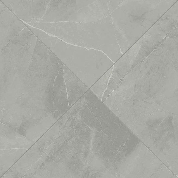 MSI Stone ULC Madison Celeste Porcelain Tile 10 mm Thick 24 inch x 24 inch 16 sq. ft./Case Matte Marble Look Floor and Wall Tile