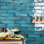 Charger l'image dans la visionneuse de galerie, Ivy Hill Tile Moze Blue 3 inch x 12 inch Ceramic Wall Tile – 5.38 sq. ft. per Case, Glazed Smooth Finish