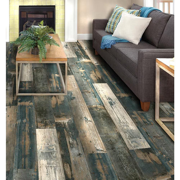 Deco Products COLORS Floor and Wall Swing Aged 6-inch x 36-inch Luxury Vinyl Plank (30 sq.ft./Case)