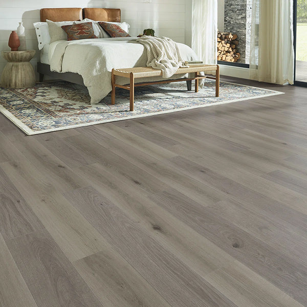 Restoration Collection Haven 7.5'' x 47.5'' x 12mm White Oak Laminate Flooring – 17.5 Sq. Ft. per Carton