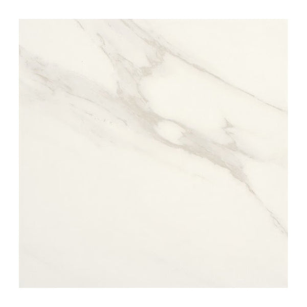 Dal Tile Selwyn Bianco Calacatta Matte Porcelain Tile 12 inch x 12 inch 14.55 sq. ft./Case Marble Look Glazed Floor and Wall Tile