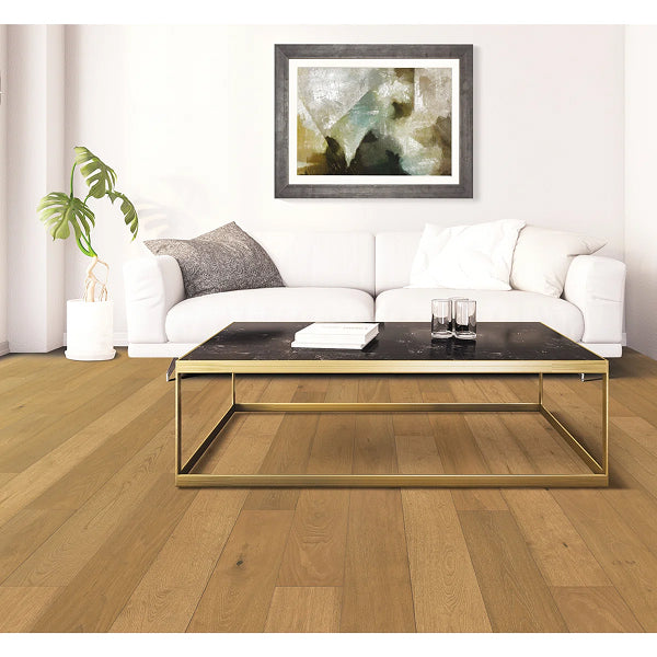 Peanut Oak Mohawk Elite 7.5'' x 84" x 14.2 mm Engineered Hardwood Flooring (23.31 sq. ft./case)
