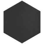Load image into Gallery viewer, Merola Tile Hexatile Matte Nero Porcelain Tile 0.37 inch Thick 7 inch x 8 inch 7.67 sq ft/case Matte Hexagon