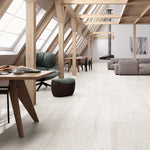 Charger l'image dans la visionneuse de galerie, Ivy Hill Tile Montgomery White Porcelain Tile 0.39 inch Thick 8 inch x 48 inch 15.49 sq ft/case Matte Wood Look