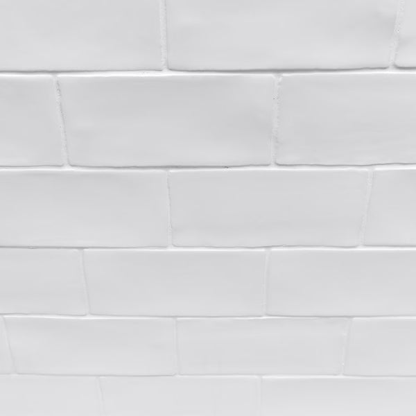 Ivy Hill Tile Catalina White 3 inch x 6 inch Polished Ceramic Subway Wall Tile – 5.38 Sq. Ft. Coverage per Case