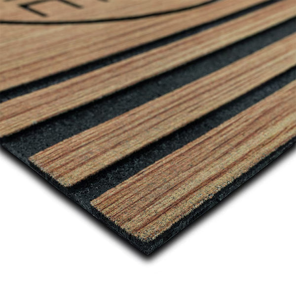 StyleWell Sweet Modern Home 23 in x 35 in Recycled Rubber Door Mat