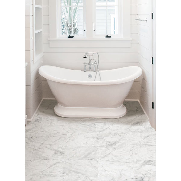 FloorPops Raven Peel & Stick Floor Tiles Set of 20