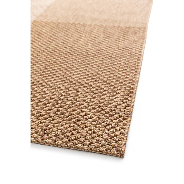 Hampton Bay Plaid Beige 8 ft. x 10 ft. Indoor/Outdoor Area Rug