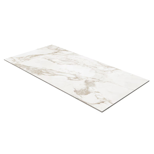 Anatolia Calacatta Crescente 24 inch x 48 inch Honed Rectified Porcelain Tile – 15.5 sq.ft. per Case