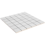 Charger l'image dans la visionneuse de galerie, Ivy Hill Tile Copley Bianco Porcelain Mosaic Tile 0.39 inch Thick 12 inch x 12 inch 5.82 sq ft/case Matte