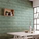 Load image into Gallery viewer, Merola Matter Green Porcelain Tile 0.31 inch Thick 6 inch x 6 inch 6.5 sq. ft./case Textured Mixed Finish