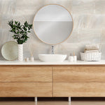 Charger l'image dans la visionneuse de galerie, Merola Tile Dubai Pearl Porcelain Floor and Wall Tile 12.5 inch x 24.5 inch 10.8 sq. ft./Case Semi-Gloss Stone Look Rectangular Tile