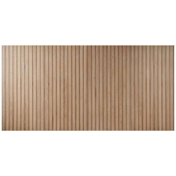 Ivy Hill Tile Brookline Ribbon Miel Brown Porcelain Tile 0.35 inch Thickness 24 inch Width 15.49 sq. ft. Coverage Matte Wood Look Finish