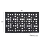 Charger l'image dans la visionneuse de galerie, IH Casa Decor RugHarmony 18 inch x 30 inch Rubber Mat Square Grid
