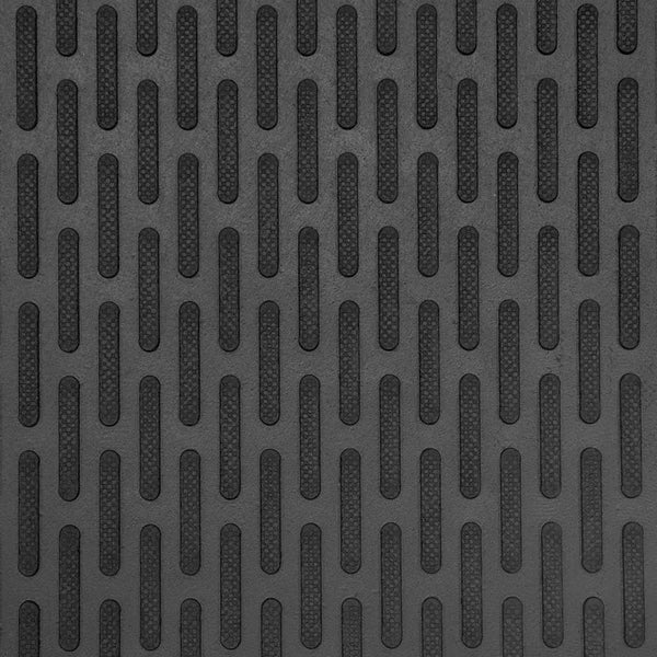 Multy Home Dash Black 4 ft. x 6 ft. Commercial Rubber Door Mat, Indoor / Outdoor Use