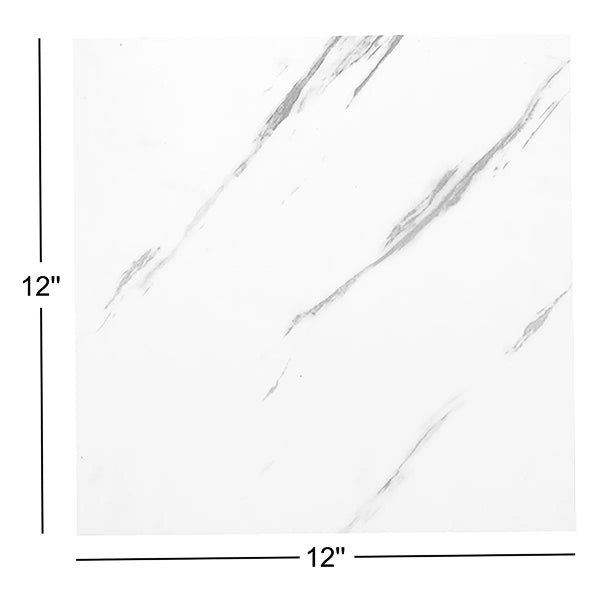 BaseCore 12mil x 12" W x 12" L Peel and Stick Vinyl Tile Flooring
