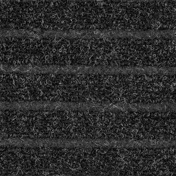 Multy Home Atlas Charcoal 3 ft. x 8 ft. Commercial Duty Polyester Indoor Door Mat with Vinyl Back