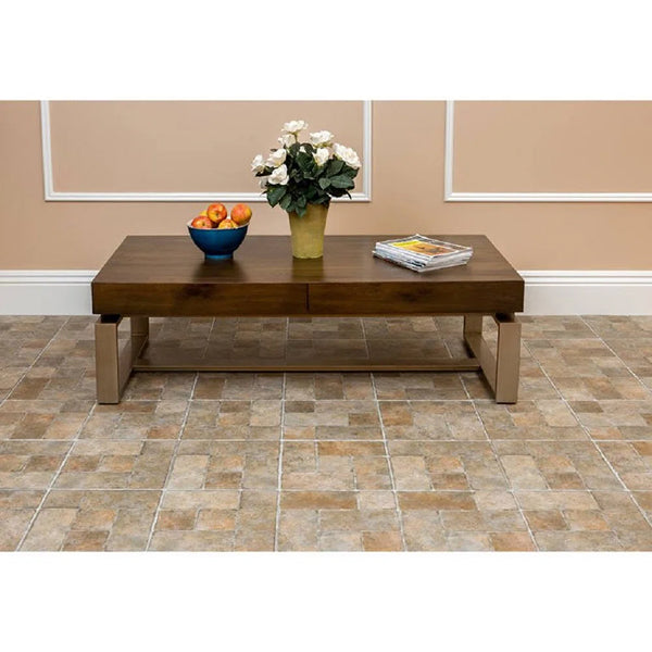 Quartose Granite Vinyl Tile 12" W x 12" L 1.2mm Peel & Stick Flooring (20 sq.ft./case)