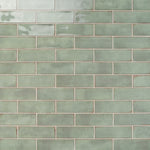 Load image into Gallery viewer, Ivy Hill Tile Santa Fe Green 3.93 inch x 11.96 inch Polished Ceramic Wall Tile (10.76 sq. ft./case)
