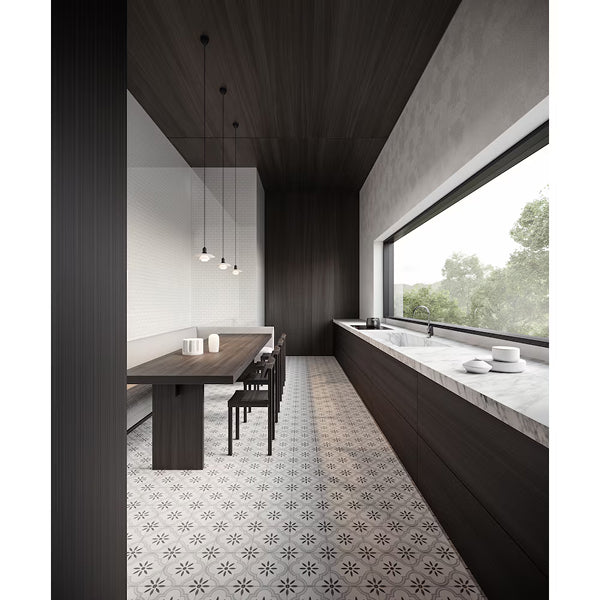 Anatolia Artisano Quartz Flora 8 inch x 8 inch Matte Pressed Porcelain Tile – 7.32 sq ft per Case, Decorative Floor and Wall Tile