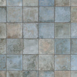 Load image into Gallery viewer, Merola Tile SAMPLE Kings Etna Encaustic Blue 13-1/8 inch x 13-1/8 inch Ceramic Floor and Wall Tile