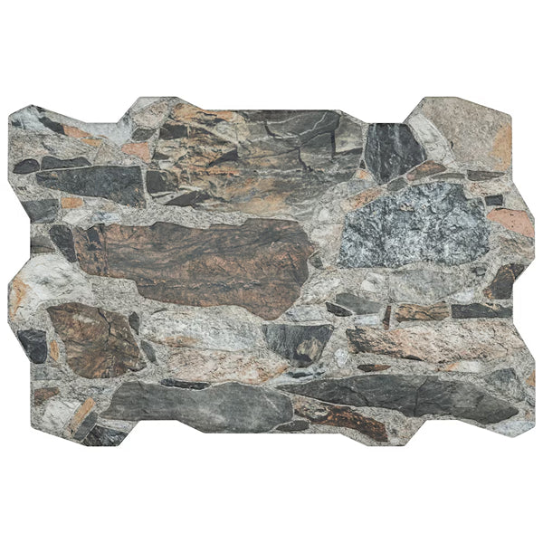 Merola Tile Rambla Mica Porcelain Tile 0.39 inch Thickness 14.63 inch Width 14.04 sq. ft. Coverage Matte Textured Stone Look