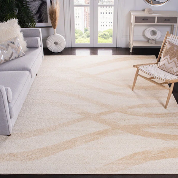 Shelva Cream/Champagne Area Rug