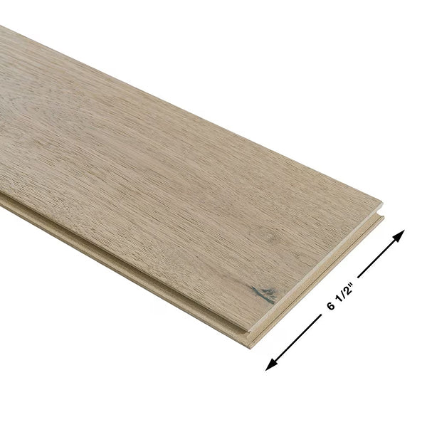 Malibu Wide Plank French Oak Mavericks 3/8-inch Thick x 6-1/2-inch Wide x Varying Length Click Lock Hardwood Flooring (23.64 sq.ft./case)